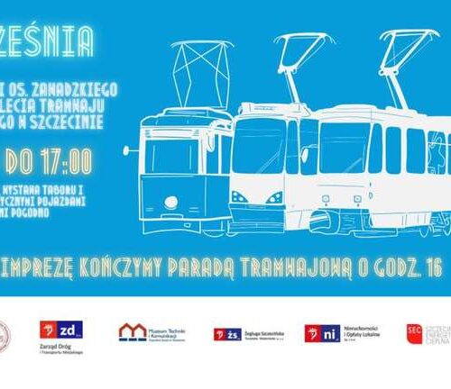Parada tramwajów i zwiedzanie zajezdni Pogodno czyli festyn z okazji 125-lecia tramwaju elektrycznego